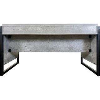 Martin Mason Concrete Laminate Unit - 60" x 24"31" - 3 Drawer(s) - Material: Solid Wood - Finish: Concrete