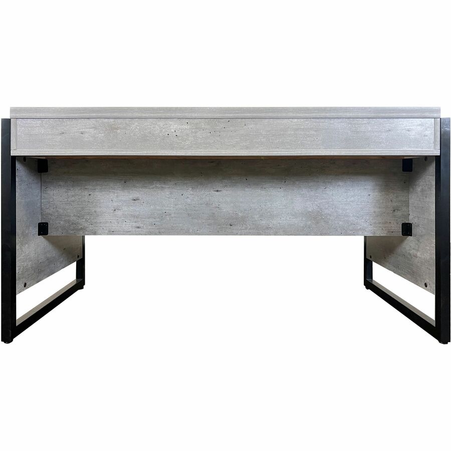 Martin Mason Concrete Laminate Unit - 60" x 24"31" - 3 Drawer(s) - Material: Solid Wood - Finish: Concrete