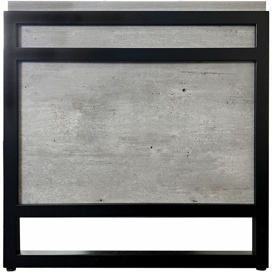 Martin Mason Concrete Laminate Unit - 60" x 24"31" - 3 Drawer(s) - Material: Solid Wood - Finish: Concrete