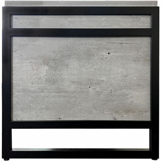 Martin Mason Concrete Laminate Unit - 60" x 24"31" - 3 Drawer(s) - Material: Solid Wood - Finish: Concrete