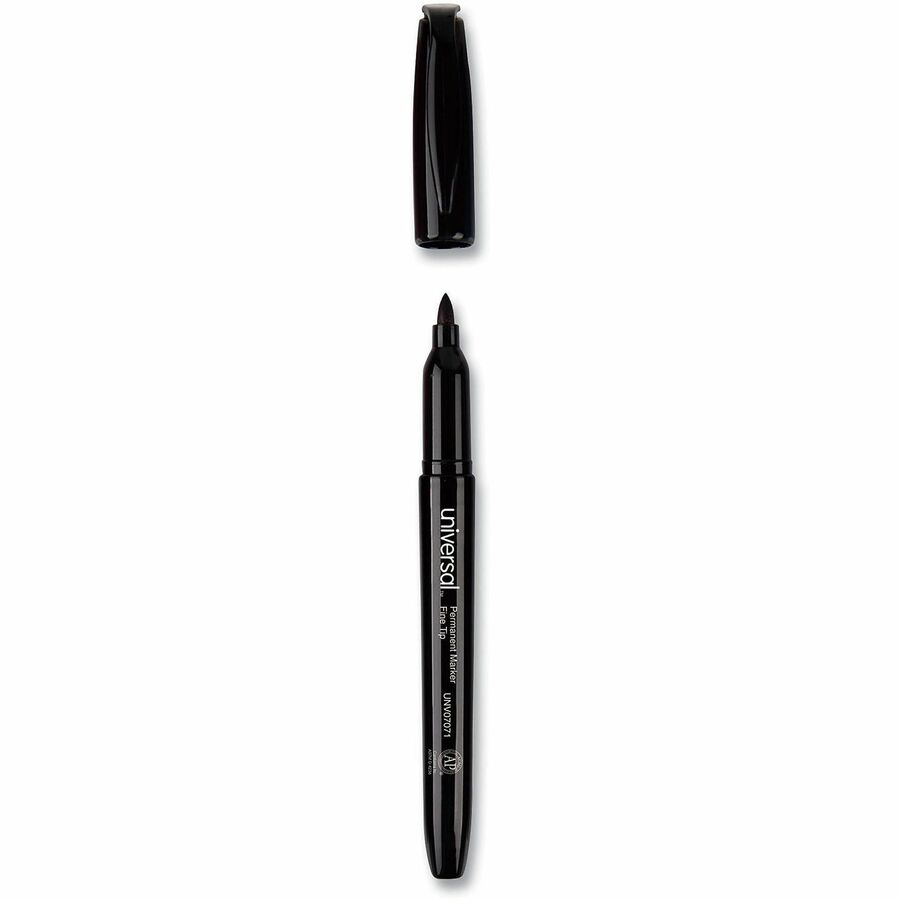 Pen-Style Permanent Marker Value Pack, Fine Bullet Tip, Black, 36/Pack