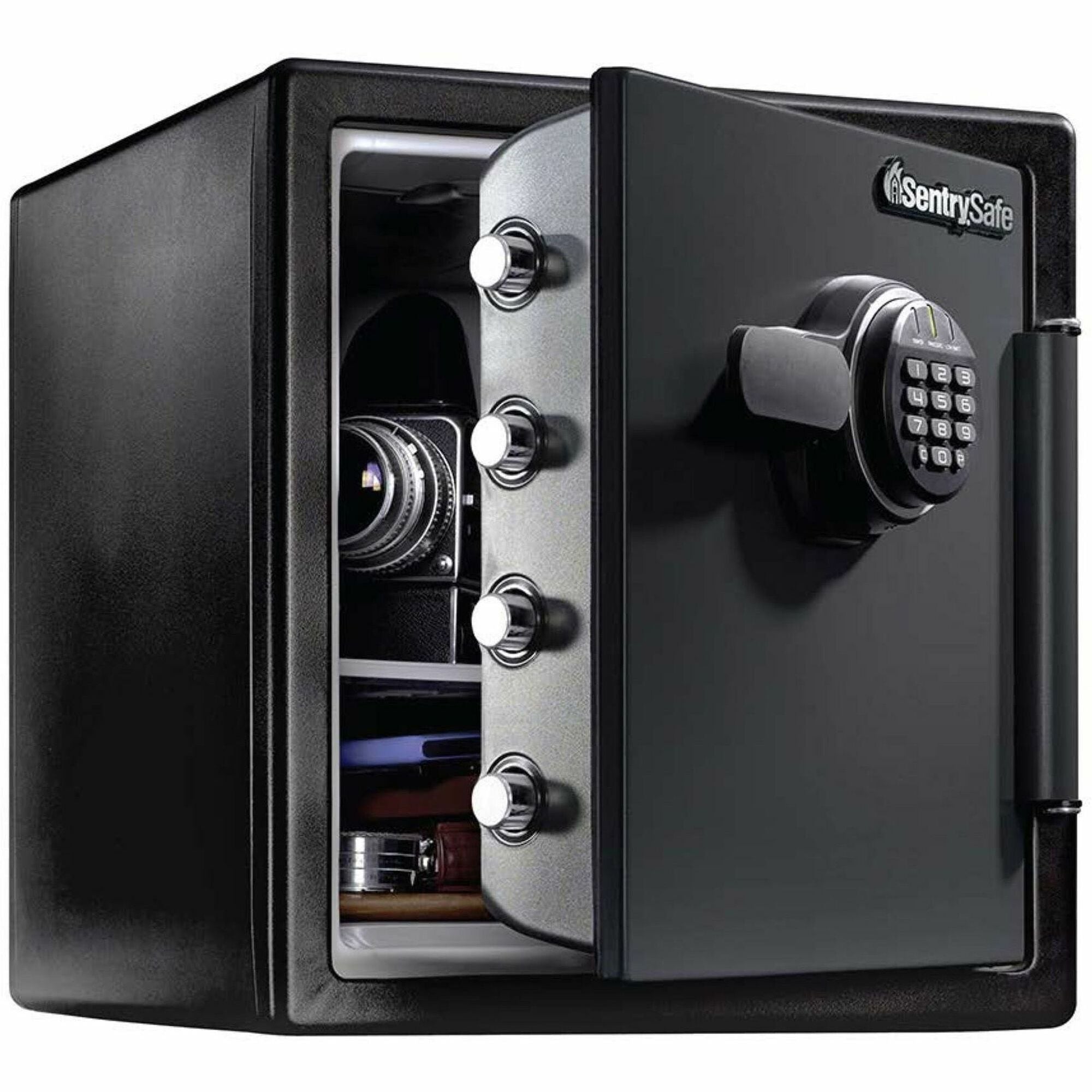 Fire-Safe with Digital Keypad Access, 1.23 cu ft, 16.38w x 19.38d x 17.88h, Gunmetal
