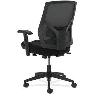 Crio High-Back Task Chair, Supports Up to 250 lb, 18" to 22" Seat Height, Black