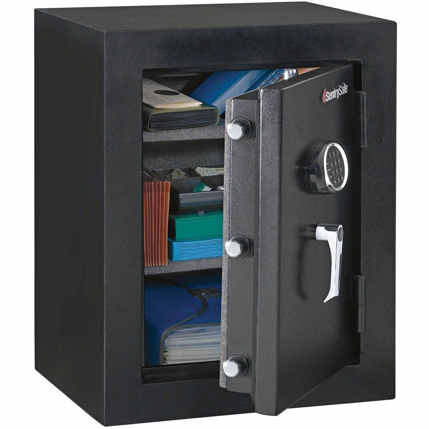Executive Fire-Safe, 3.4 cu ft, 21.75w x 19d x 27.75h, Black