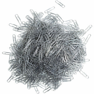 Paper Clips, Medium, Vinyl-Coated, Silver, 200 Clips/Box, 5 Boxes/Pack