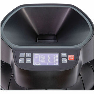 Coin Counter, Dimes, Nickels, Pennies, Quarters, 14.2 x 13.4 x 11, Black