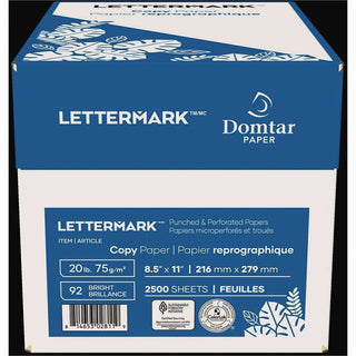 Custom Cut-Sheet Copy Paper, 92 Bright, Micro-Perforated Every 3.66", 24 lb Bond Weight, 8.5 x 11, White, 500/Ream