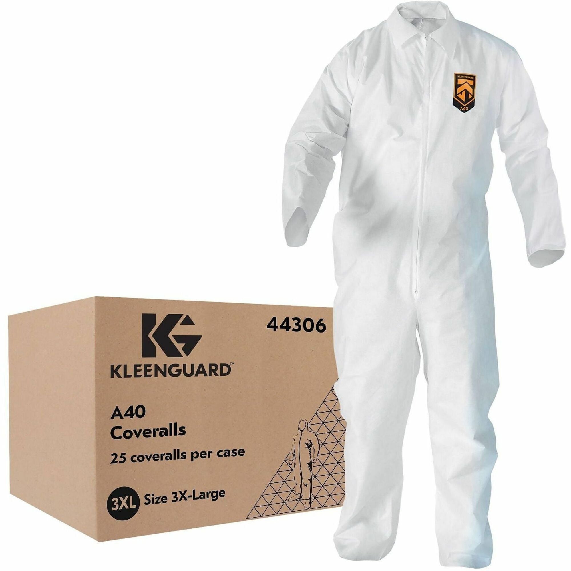 Klngrd A40 Liq/Part Cvra Ll 3Xl Zip Whi 25