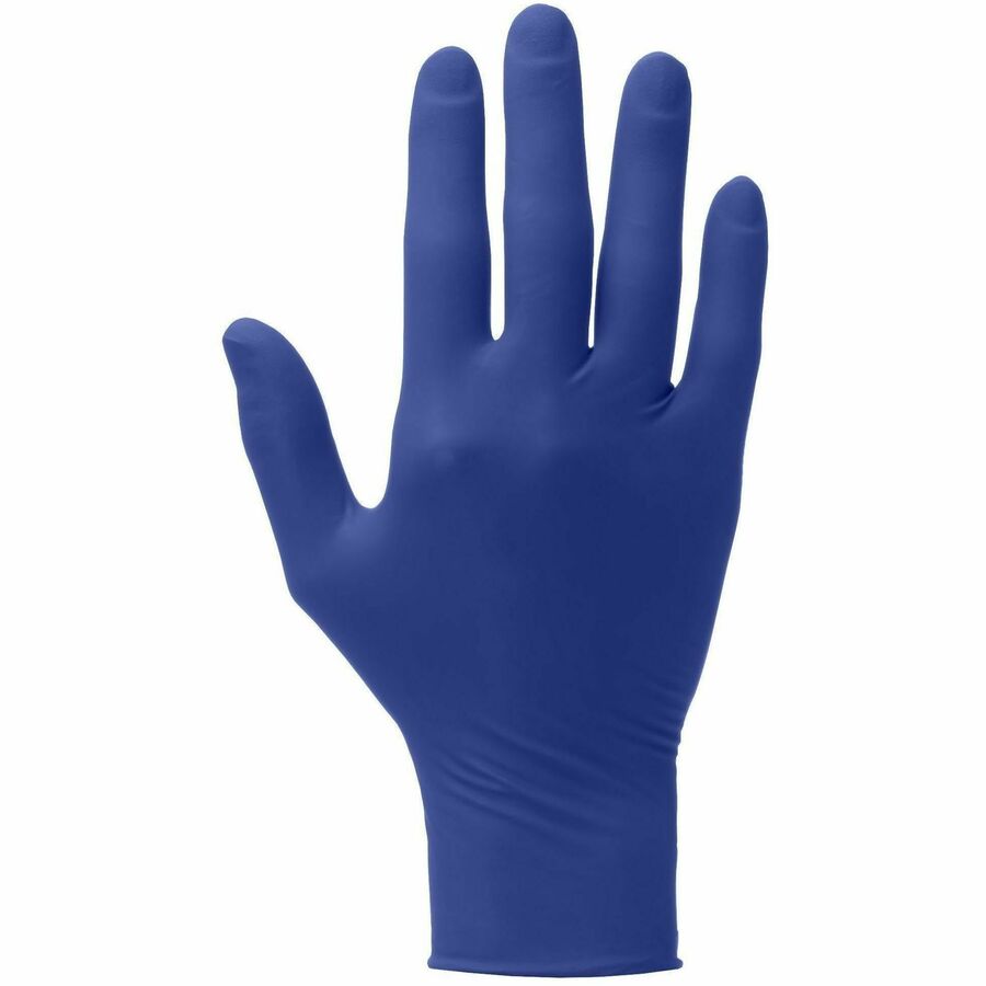 KIMTECH Vista Nitrile Exam Gloves - Large Size - For Right/Left Hand - Nitrile - Blue - Recyclable, Textured Fingertip, Powdered, Non-sterile - For Laboratory Application - 200 / Box - 4.7 mil Thickness - 9.50" Glove Length