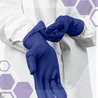 KIMTECH Vista Nitrile Exam Gloves - X-Large Size - Nitrile - Blue - Recyclable, Textured Fingertip, Powdered, Non-sterile - For Laboratory Application - 180 / Box - 4.7 mil Thickness - 9.50" Glove Length