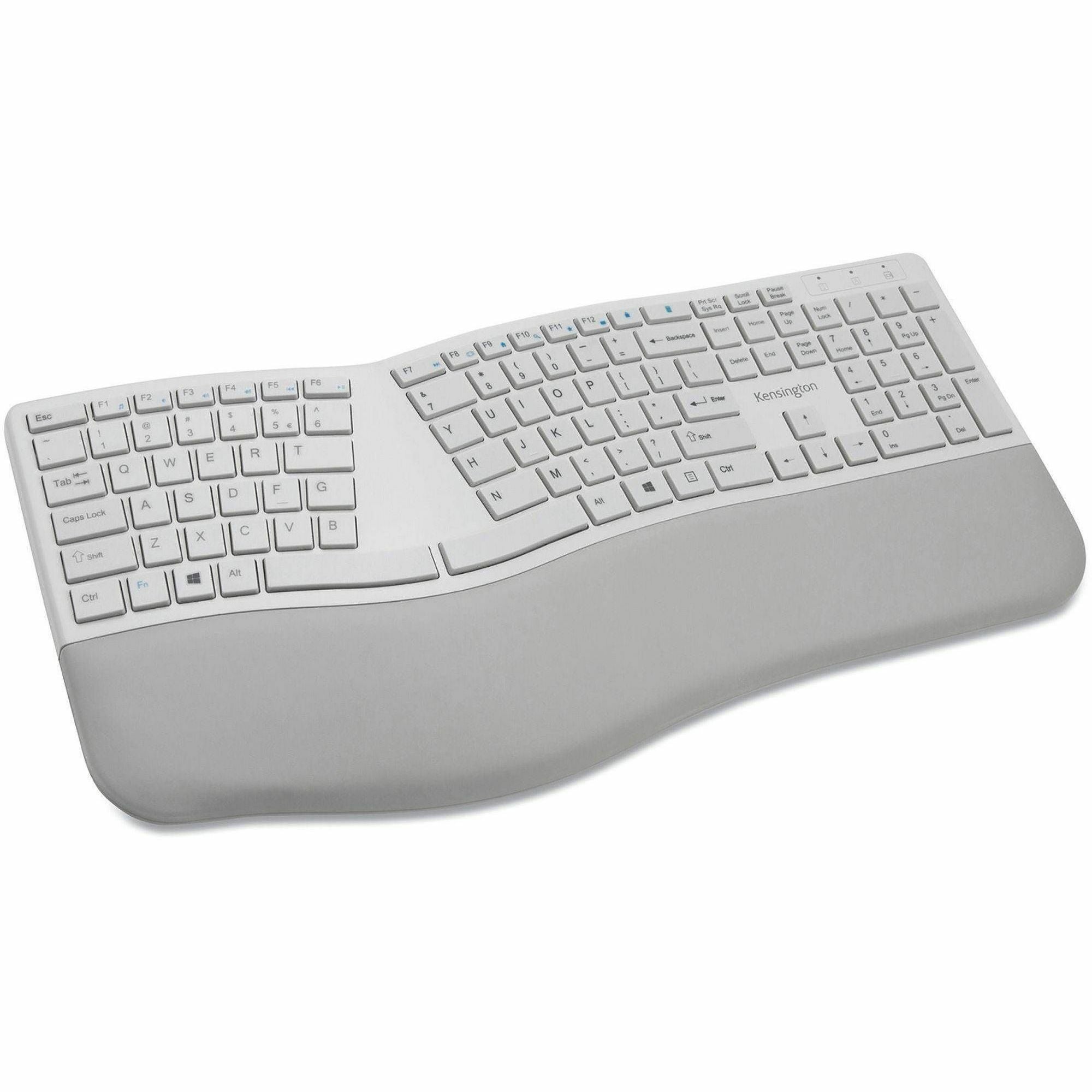Pro Fit Ergo Wireless Keyboard, 18.98 x 9.92 x 1.5, Gray