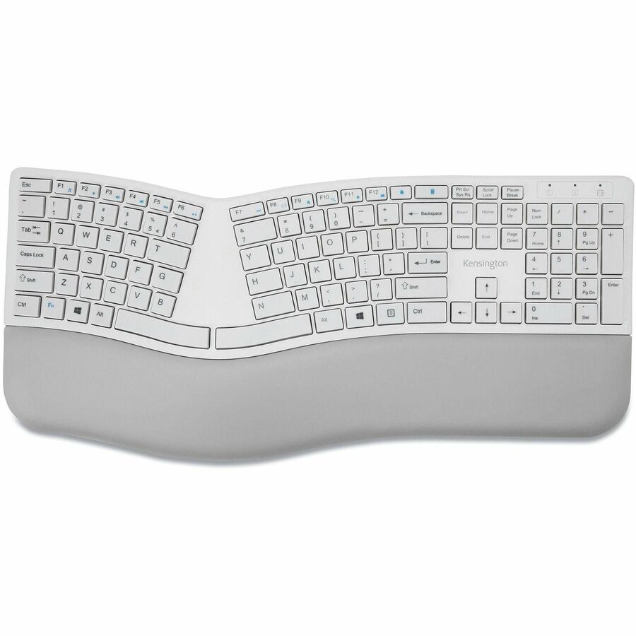 Pro Fit Ergo Wireless Keyboard, 18.98 x 9.92 x 1.5, Gray