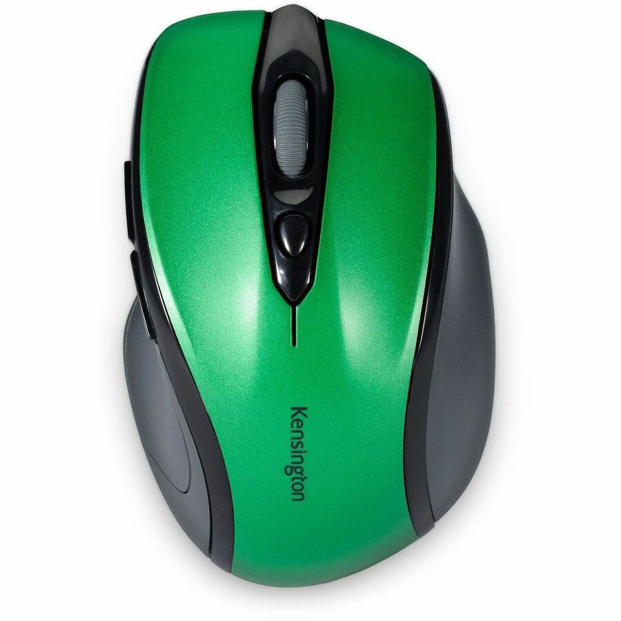 Pro Fit Mid-Size Wireless Mouse, 2.4 GHz Frequency/30 ft Wireless Range, Right Hand Use, Emerald Green