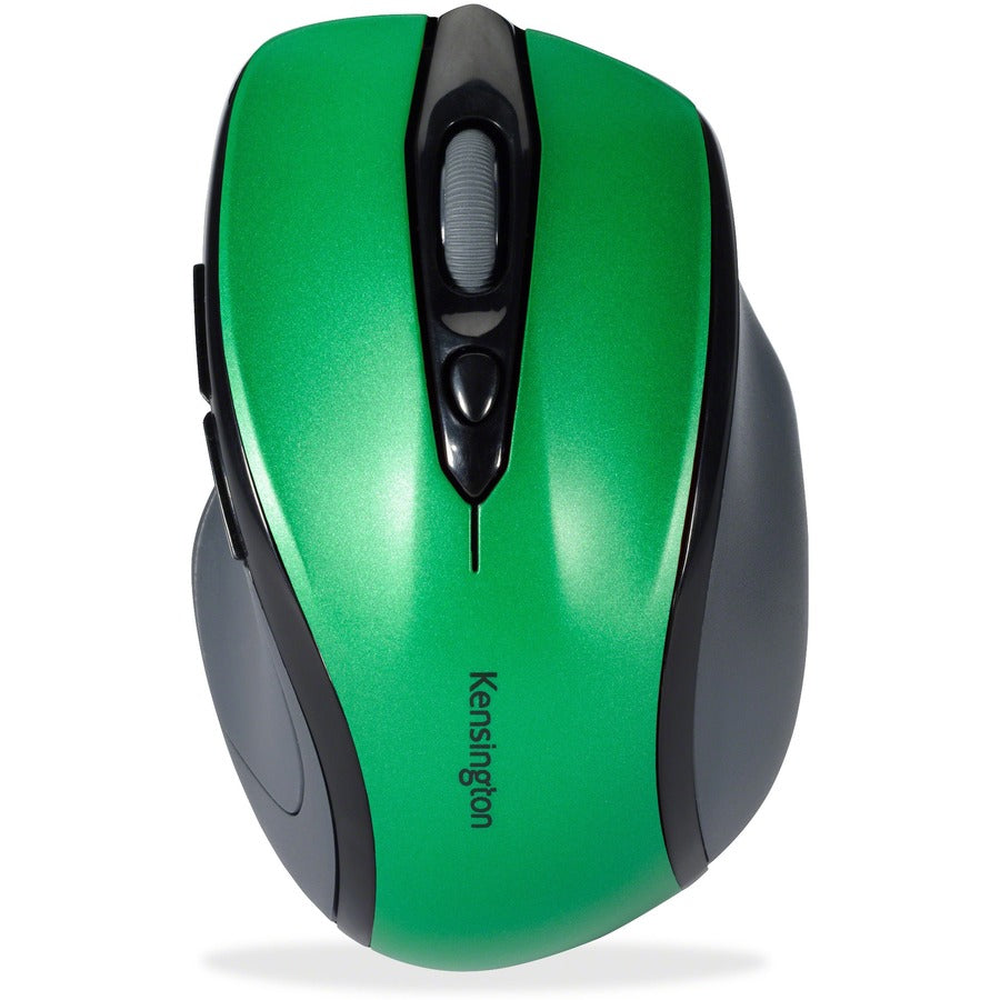 Pro Fit Mid-Size Wireless Mouse, 2.4 GHz Frequency/30 ft Wireless Range, Right Hand Use, Emerald Green