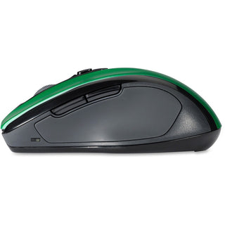 Pro Fit Mid-Size Wireless Mouse, 2.4 GHz Frequency/30 ft Wireless Range, Right Hand Use, Emerald Green