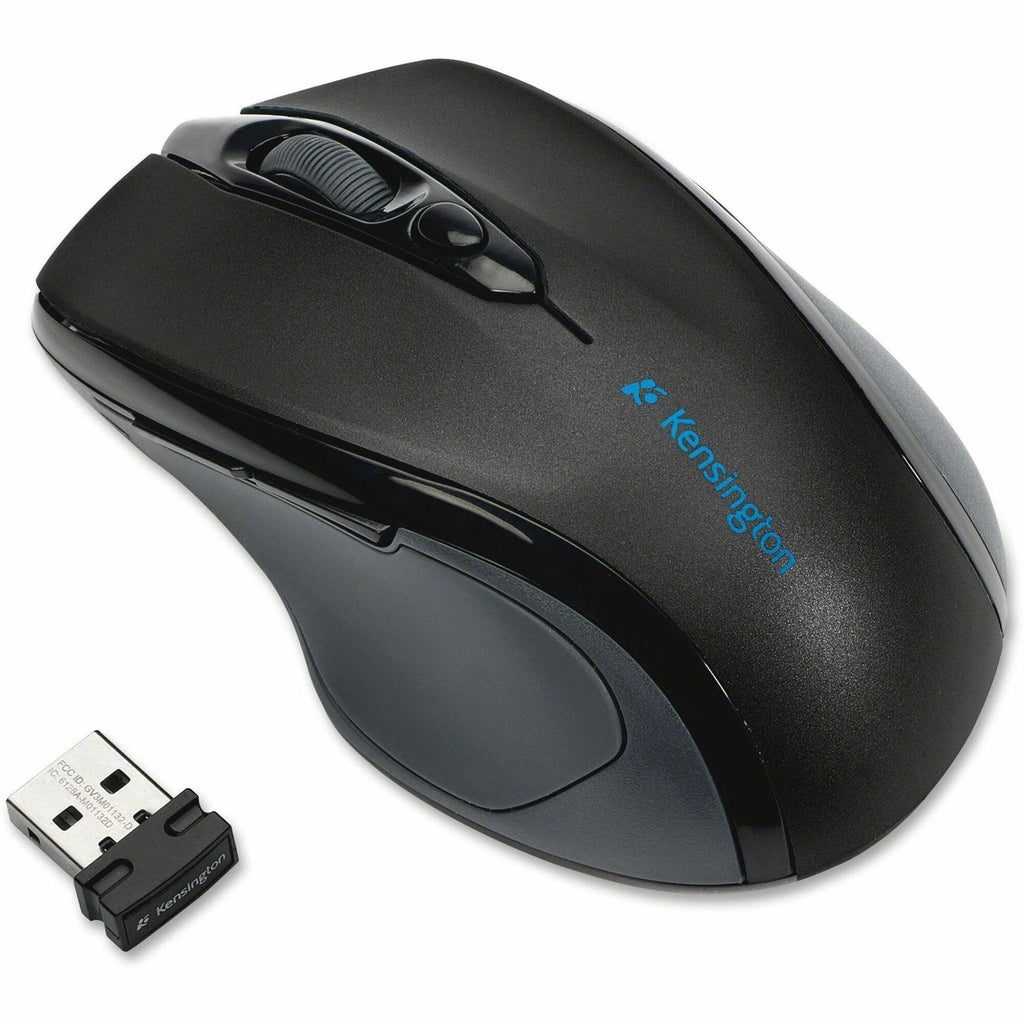 Pro Fit Mid-Size Wireless Mouse, 2.4 GHz Frequency/30 ft Wireless Range, Right Hand Use, Black