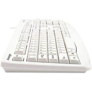 Pro Fit USB Washable Keyboard, 104 Keys, White