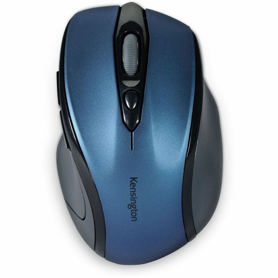 Pro Fit Mid-Size Wireless Mouse, 2.4 GHz Frequency/30 ft Wireless Range, Right Hand Use, Sapphire Blue