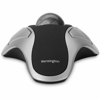 Orbit Optical Trackball Mouse, USB 2.0, Left/Right Hand Use, Black/Silver