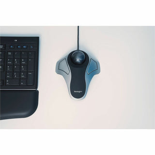 Orbit Optical Trackball Mouse, USB 2.0, Left/Right Hand Use, Black/Silver
