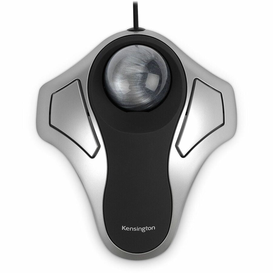 Orbit Optical Trackball Mouse, USB 2.0, Left/Right Hand Use, Black/Silver