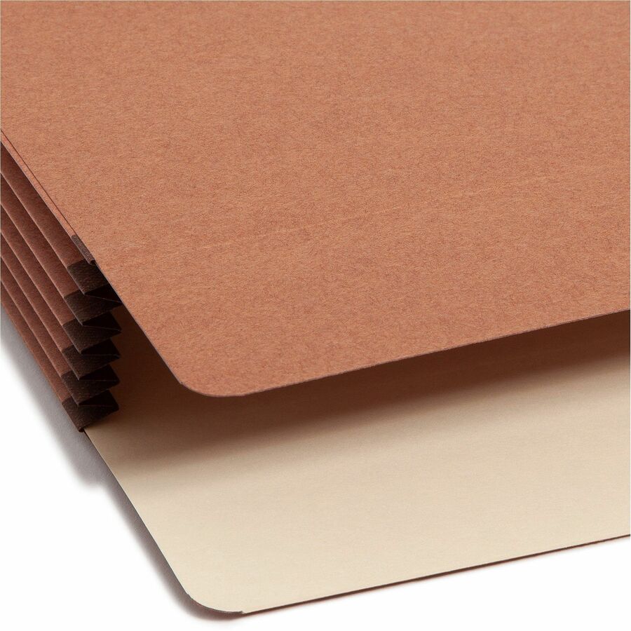 Redrope Drop Front File Pockets, 5.25" Expansion, Legal Size, Redrope, 10/Box