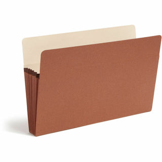 Redrope Drop Front File Pockets, 5.25" Expansion, Legal Size, Redrope, 10/Box