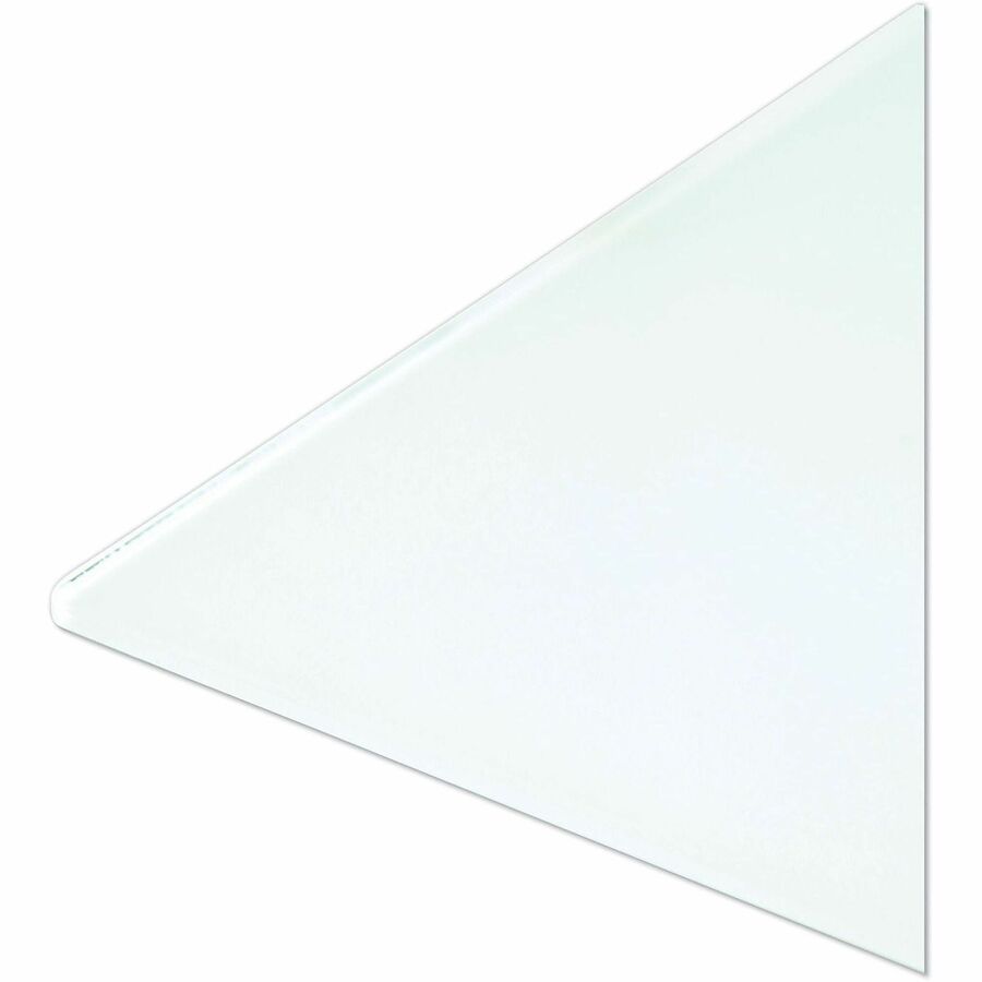 Floating Glass Dry Erase Board, 70 x 35, White