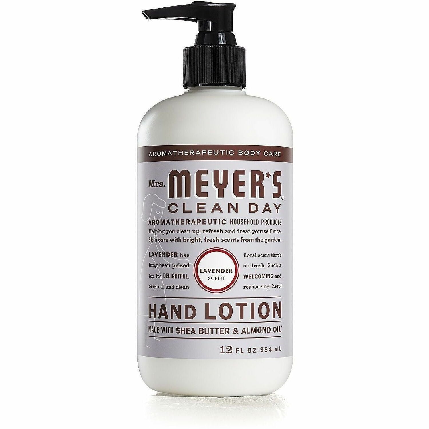 Clean Day Hand Lotion, 12 oz Pump Bottle, Lavender