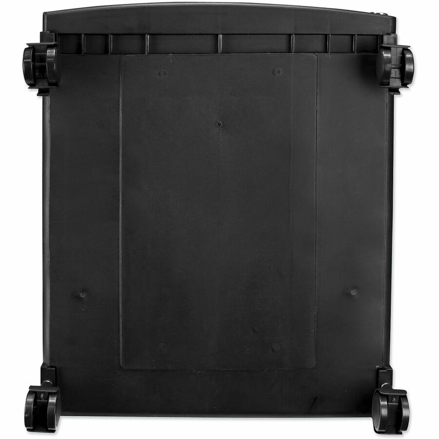 Two-Drawer Mobile Filing Cabinet, 2 Legal/Letter-Size File Drawers, Black, 14.75" x 18.25" x 26