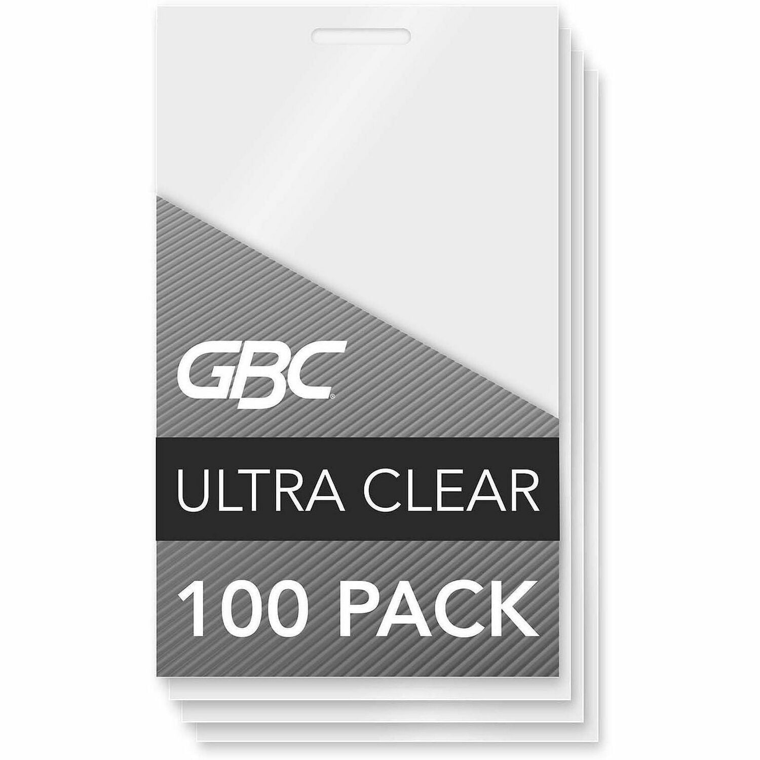 UltraClear Thermal Laminating Pouches, 5 mil, 3.69" x 2.19", Gloss Clear, 100/Box