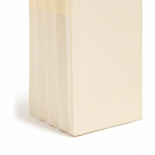 Manila End Tab File Pockets, 3.5" Expansion, Legal Size, Manila, 25/Box