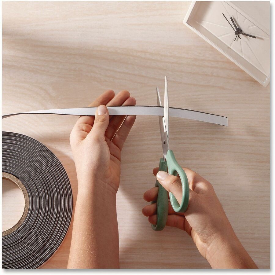 Magnetic Adhesive Tape Roll, 0.5" x 50 ft, Black