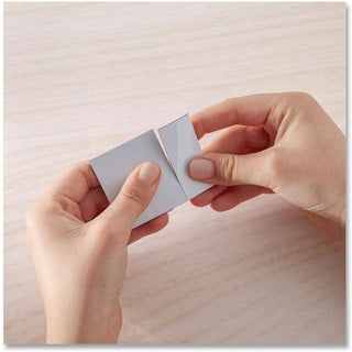 Dry Erase Magnetic Tape Strips, 2" x 0.88", White, 25/Pack