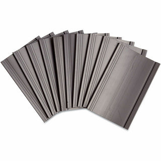 Magnetic Card Holders, 3 x 1.75, Black, 10/Pack