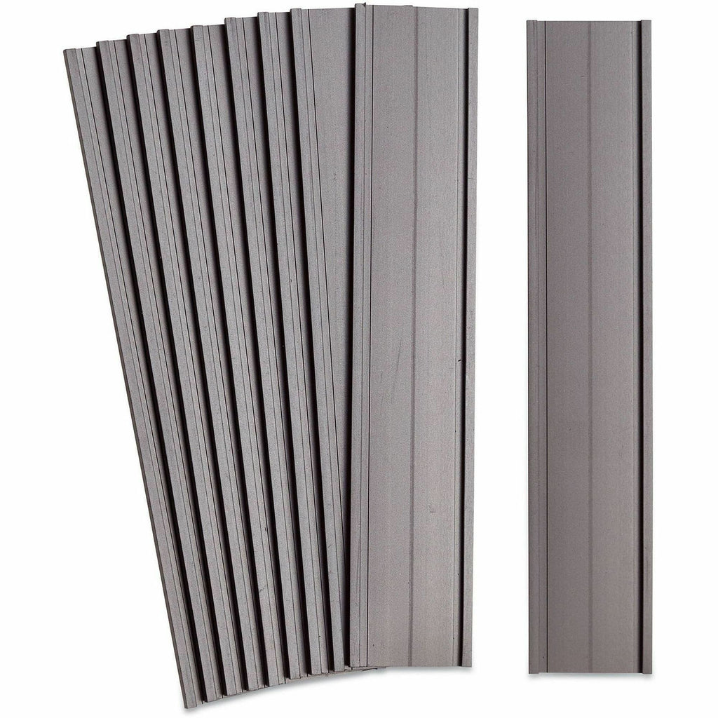 Magnetic Card Holders, 6 x 1, Black, 10/Pack