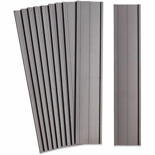 Magnetic Card Holders, 6 x 1, Black, 10/Pack