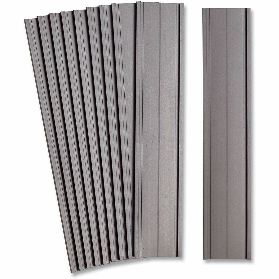 Magnetic Card Holders, 6 x 1, Black, 10/Pack