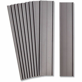 Magnetic Card Holders, 6 x 1, Black, 10/Pack