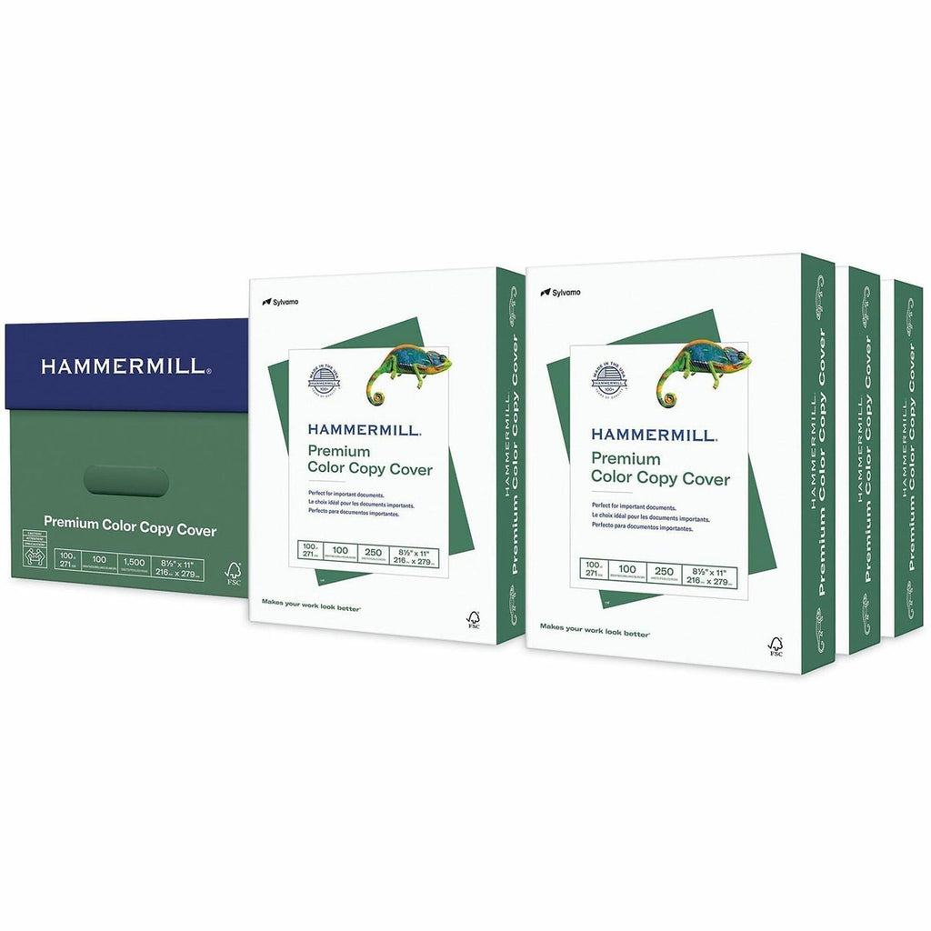 Premium Color Copy Cover, 100 Bright, 100 lb Cover Weight, 8.5 x 11, 250 Sheets/Pack, 6 Packs/Carton