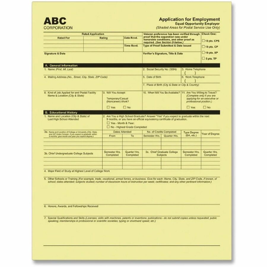 Digital Carbonless Paper, 2-Part, 8.5 x 11, White/Canary, 2,500/Carton