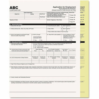 Digital Carbonless Paper, 2-Part, 8.5 x 11, White/Canary, 2,500/Carton