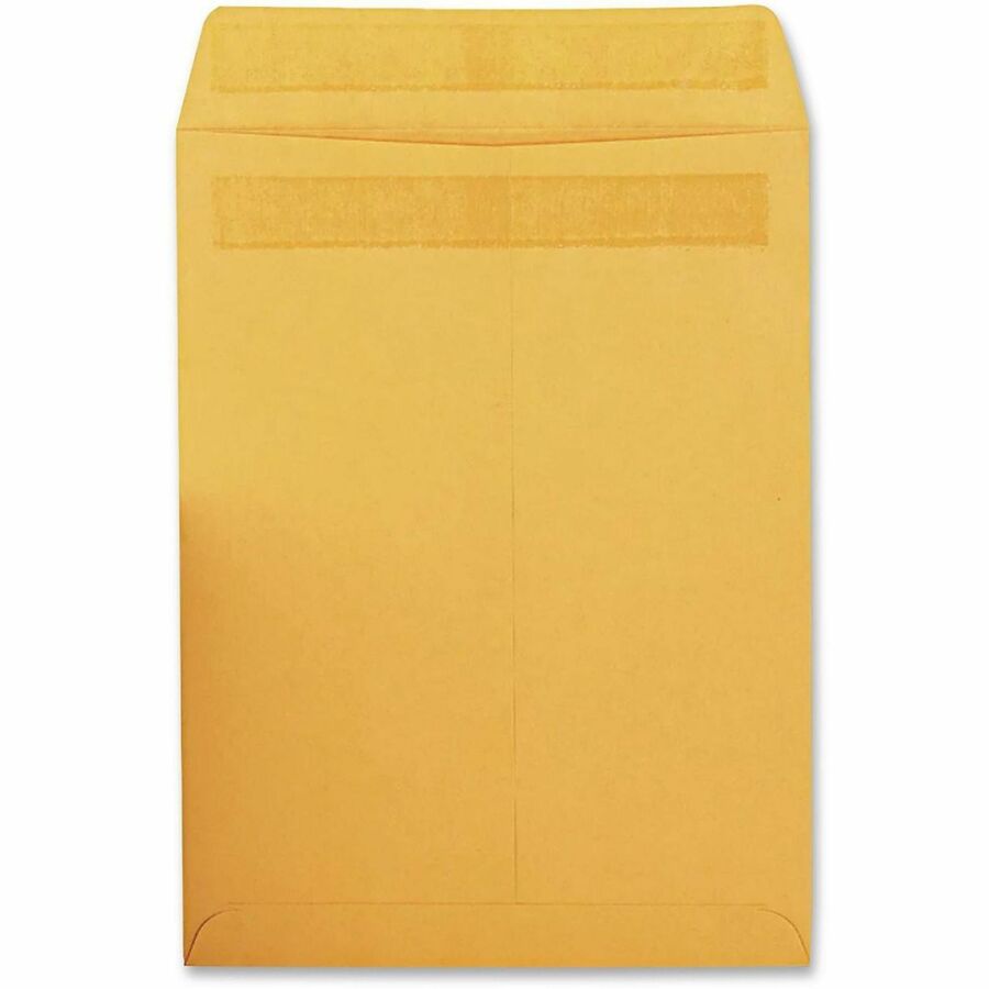 Redi-Seal Catalog Envelope, #12 1/2, Cheese Blade Flap, Redi-Seal Adhesive Closure, 9.5 x 12.5, Brown Kraft, 100/Box
