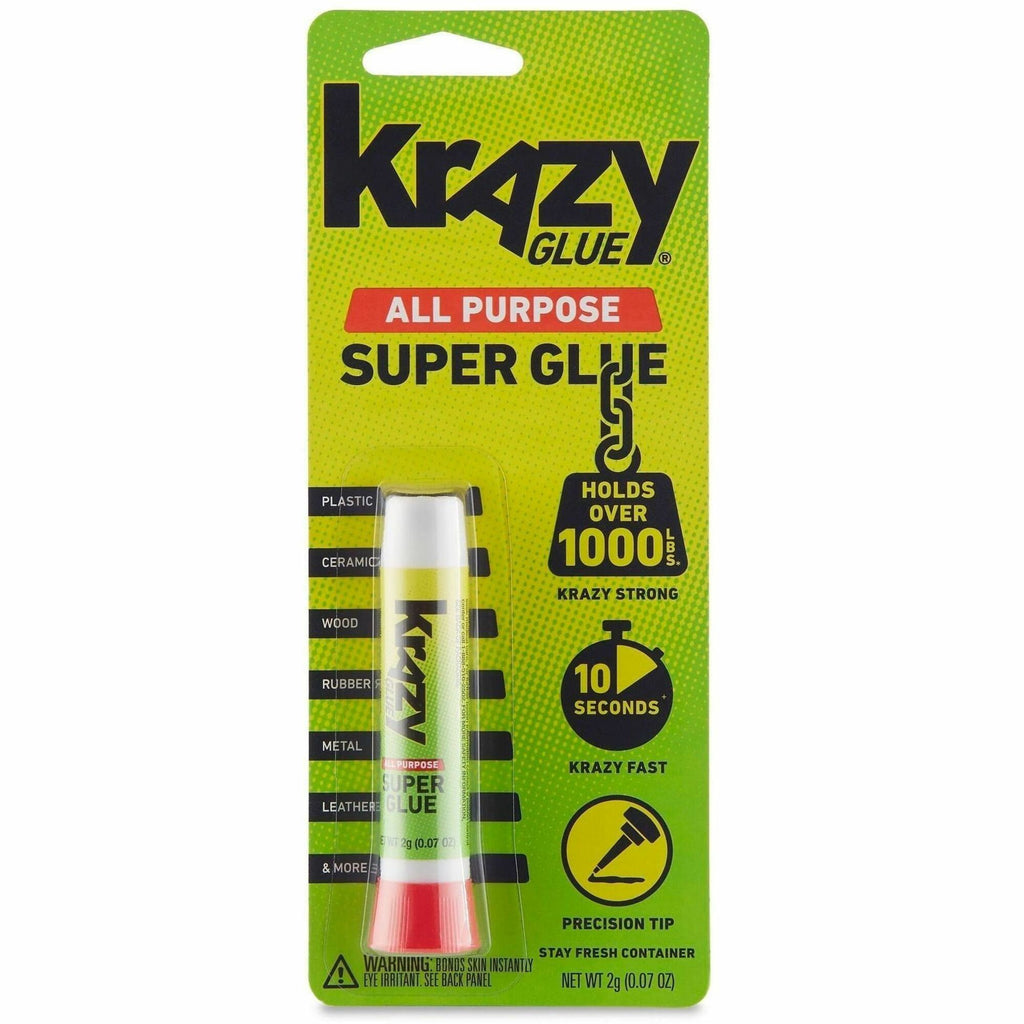 All Purpose Krazy Glue, 0.07 oz, Dries Clear