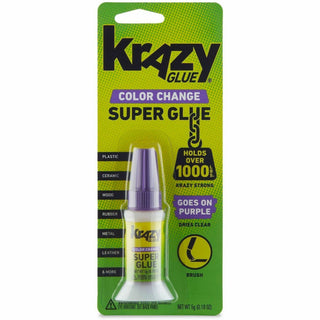 Color Change Brush On Glue, 0.18 oz, Dries Clear