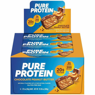 Pure Protein Bar, Chocolate Peanut Butter, 1.76 oz Bar, 6/Box