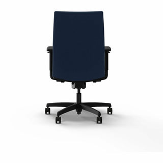 Ignition 2.0 Upholstered Mid-Back Task Chair, Up to 300 lbs, 17 to 21.5 Seat Height, Elysian Seat and Back, Black Base