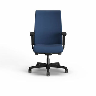Ignition 2.0 Upholstered Mid-Back Task Chair, Up to 300 lbs, 17 to 21.5 Seat Height, Elysian Seat and Back, Black Base