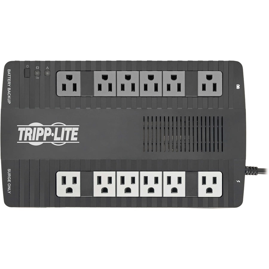 AVR Series Ultra-Compact Line-Interactive UPS, 12 Outlets, 750 VA, 420 J