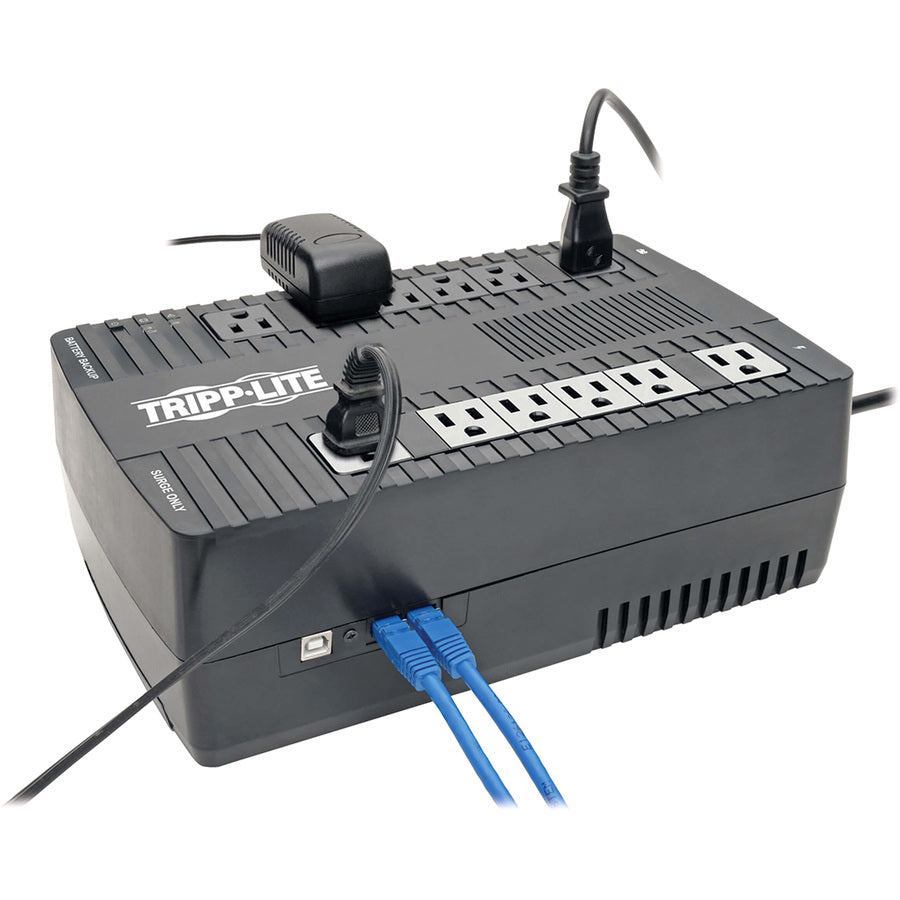 AVR Series Ultra-Compact Line-Interactive UPS, 12 Outlets, 750 VA, 420 J